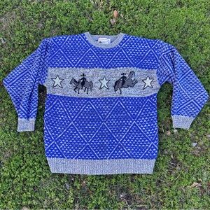VINTAGE ORGANICALLY GROWN Cowboy Sweater